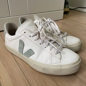 Veja White and Gray Women's Sneakers